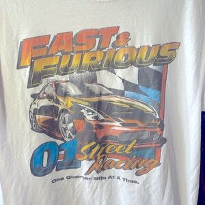 Graphic Tee Fast and Furious Size Medium